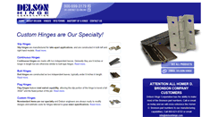 Desktop Screenshot of delsonhinge.com